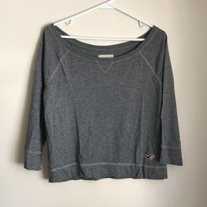 Hollister 1/4 sleeve off the shoulder top